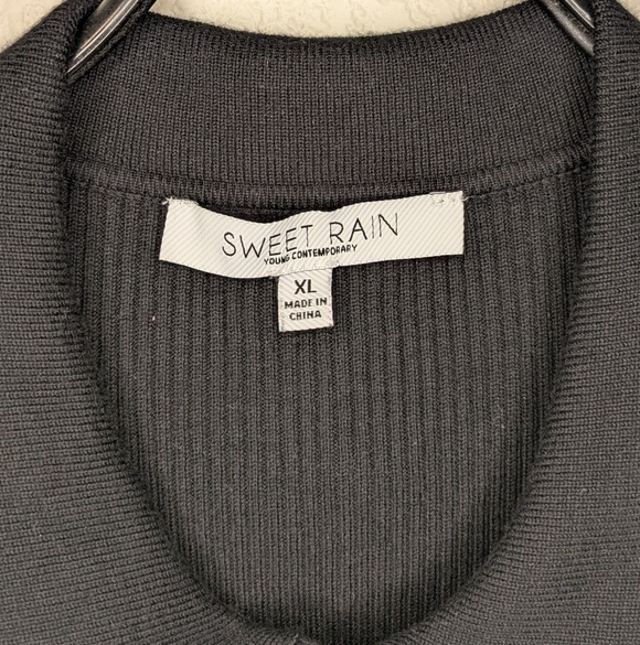 Sweet Rain Zip-Up Sweater Jacket - Picture 3 of 6